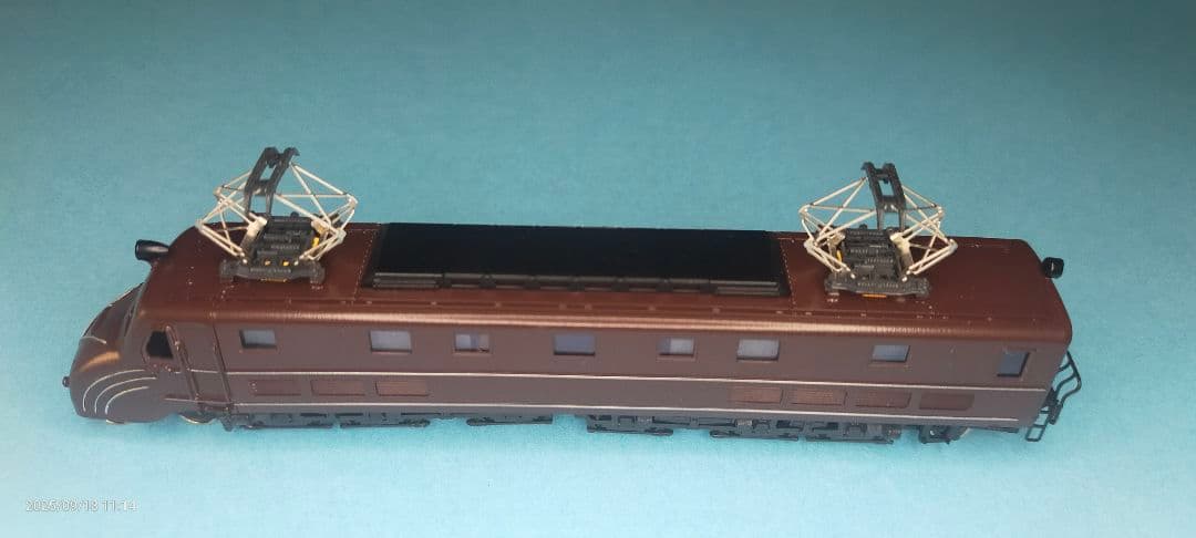 ワールド工芸製国鉄ＥＦ55型茶色 電気機関車 　Ｎゲージ塗装完成品