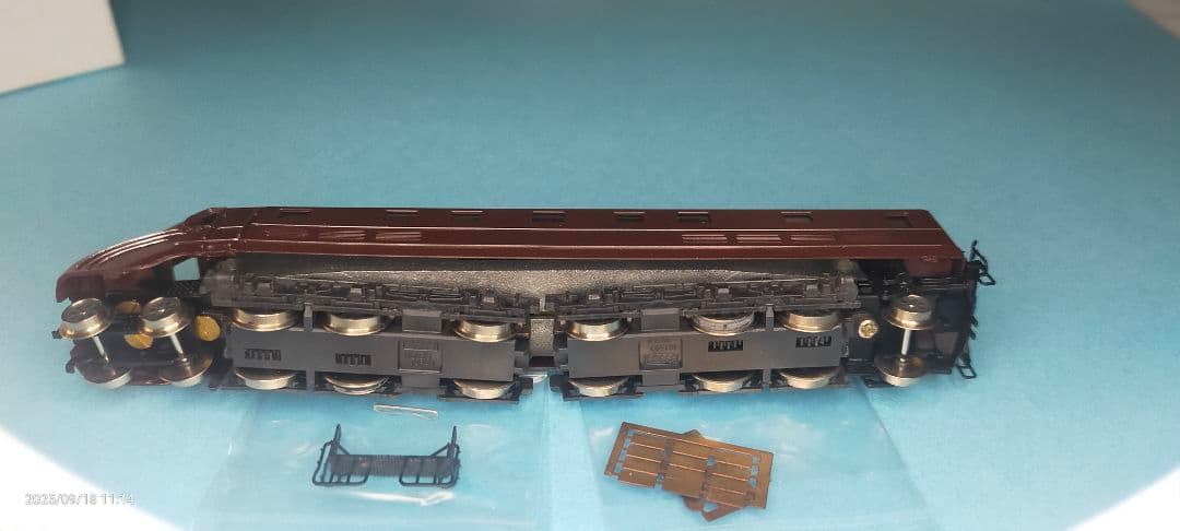 ワールド工芸製国鉄ＥＦ55型茶色 電気機関車 　Ｎゲージ塗装完成品