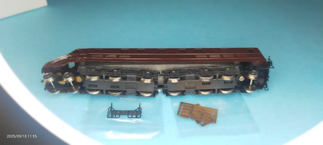 ワールド工芸製国鉄ＥＦ55型茶色 電気機関車 　Ｎゲージ塗装完成品