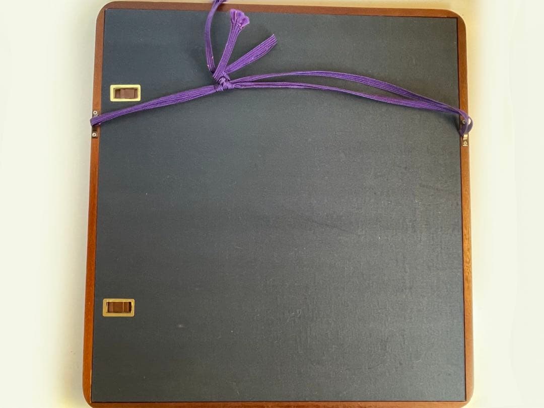 与謝野晶子　未発表？　あしたより雪のふれども母牛の　直筆　肉筆　短歌　色紙　額入