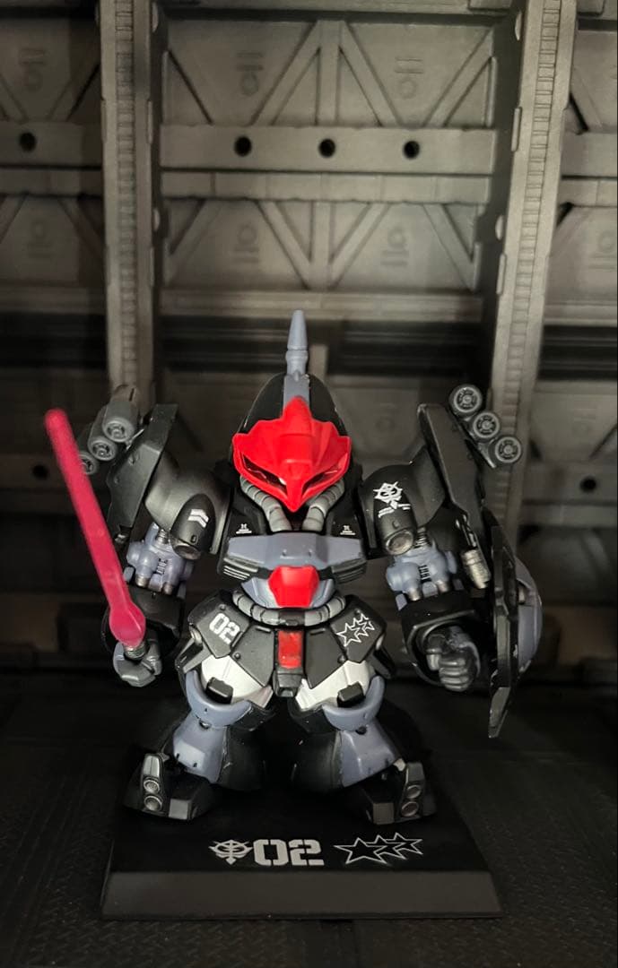 ガンダムコンバージ　黒い3連星　ヤクトドーガ　リペイント