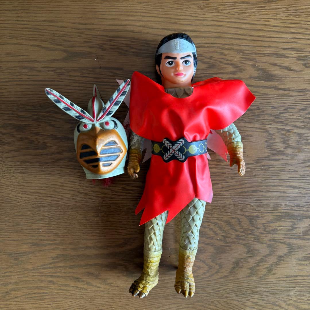 【当時物】変身忍者嵐 ソフビ 26cm バンダイ