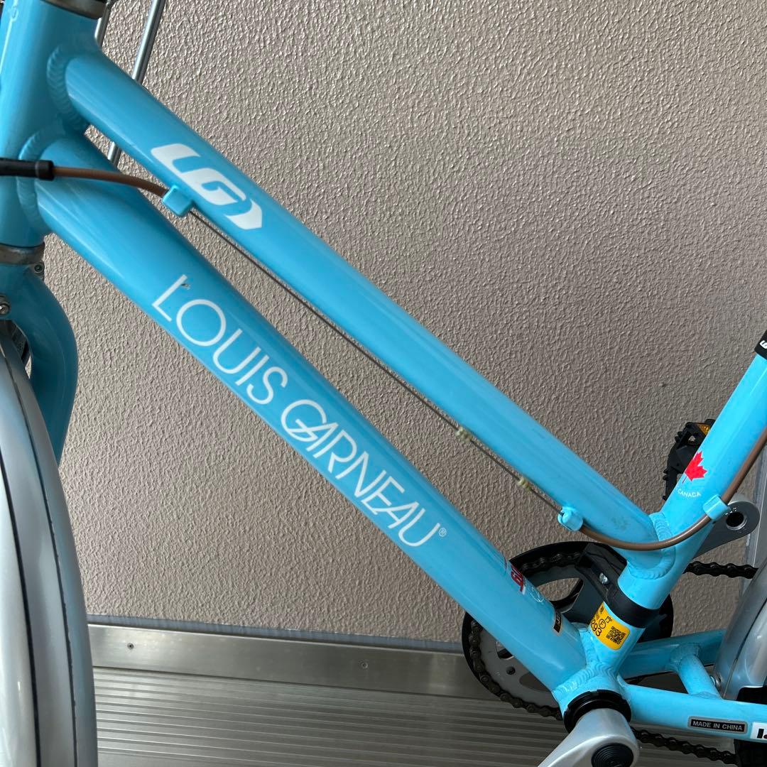 お洒落自転車『LOUIS GARNEAU（ルイガノ）』J22plus 水色