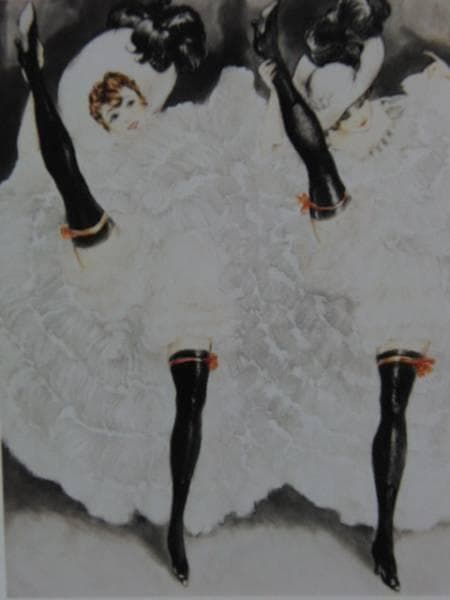 ルイ・イカール限定版・アールデコ/フレンチカンカン/新品額付