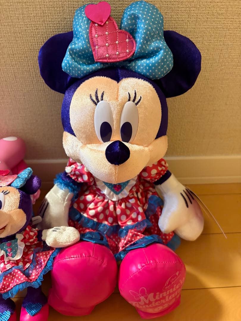 ミニー　パルパルーザ　ポップコーンバケツ　ぬいぐるみ　マスコット