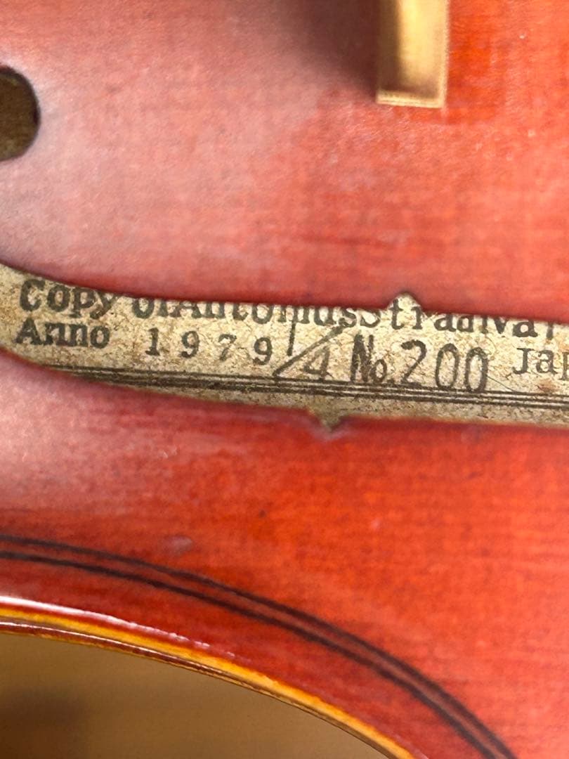 SUZUKI スズキ バイオリン No.200 1/4 1979年製