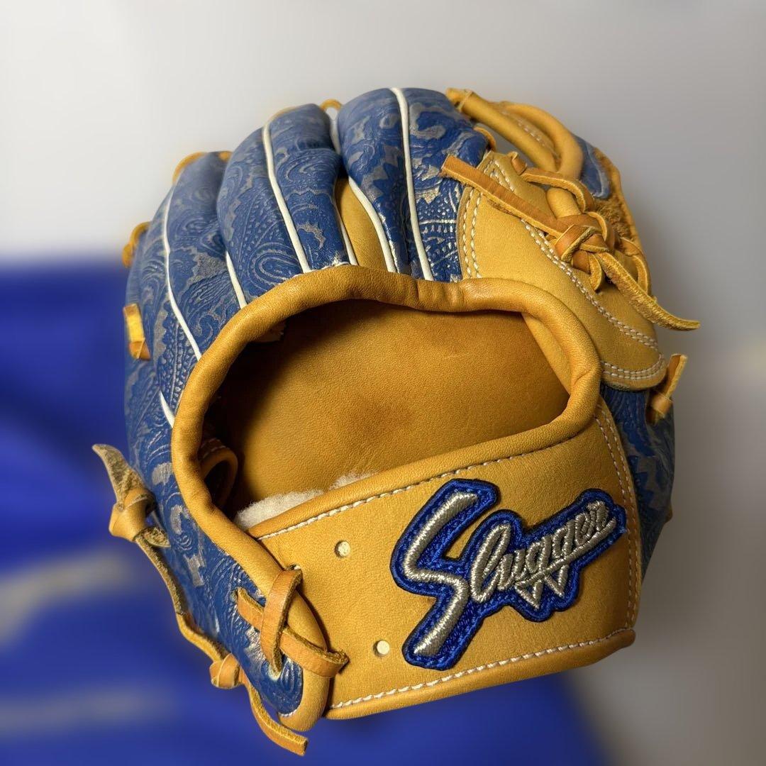 久保田スラッガー　2019 限定 ペイズリー柄　軟式グローブ