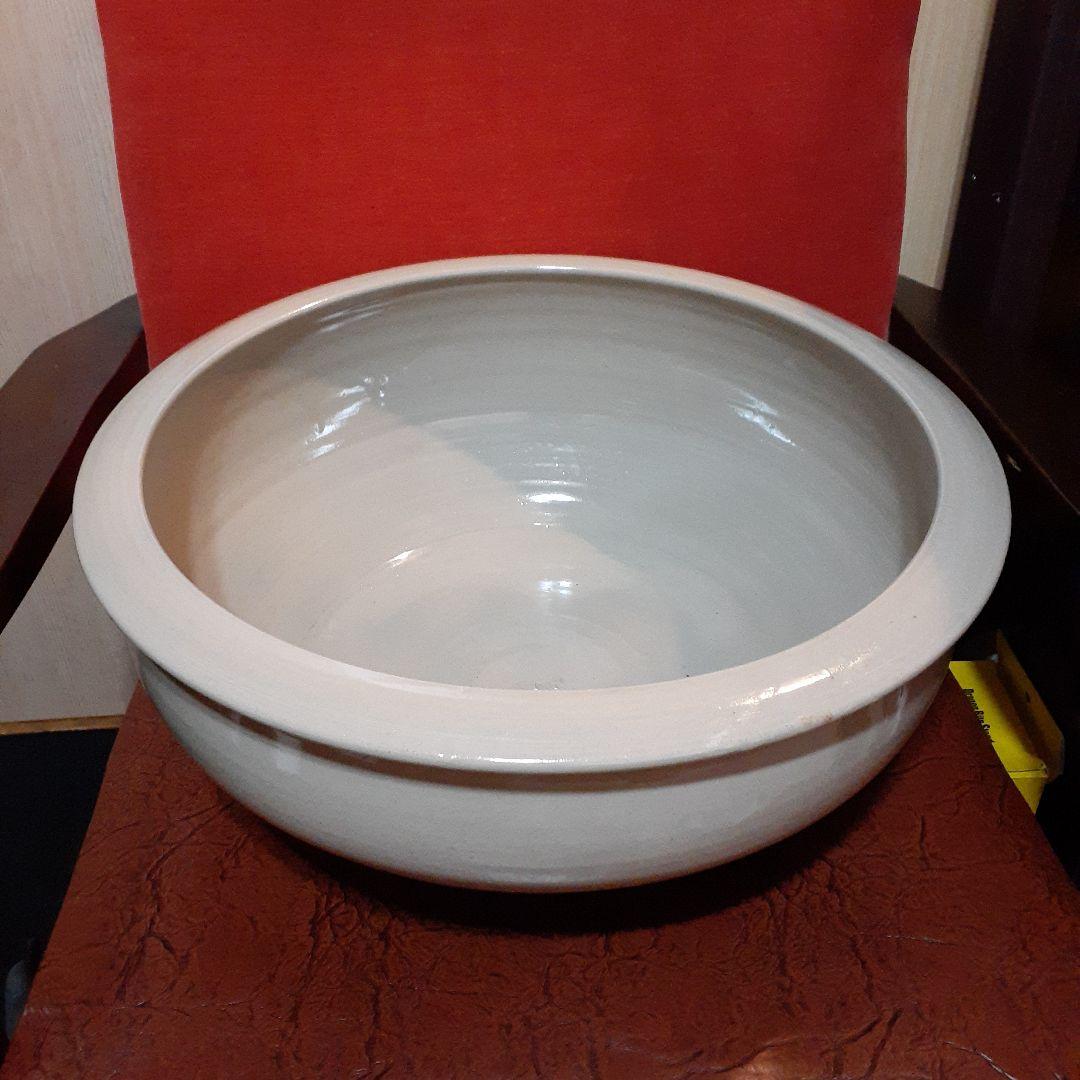 気まぐれ価格！未使用　睡蓮鉢　こね鉢　美品