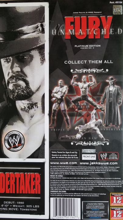 プロレス WWE アンダーテイカー フィギュア FURY