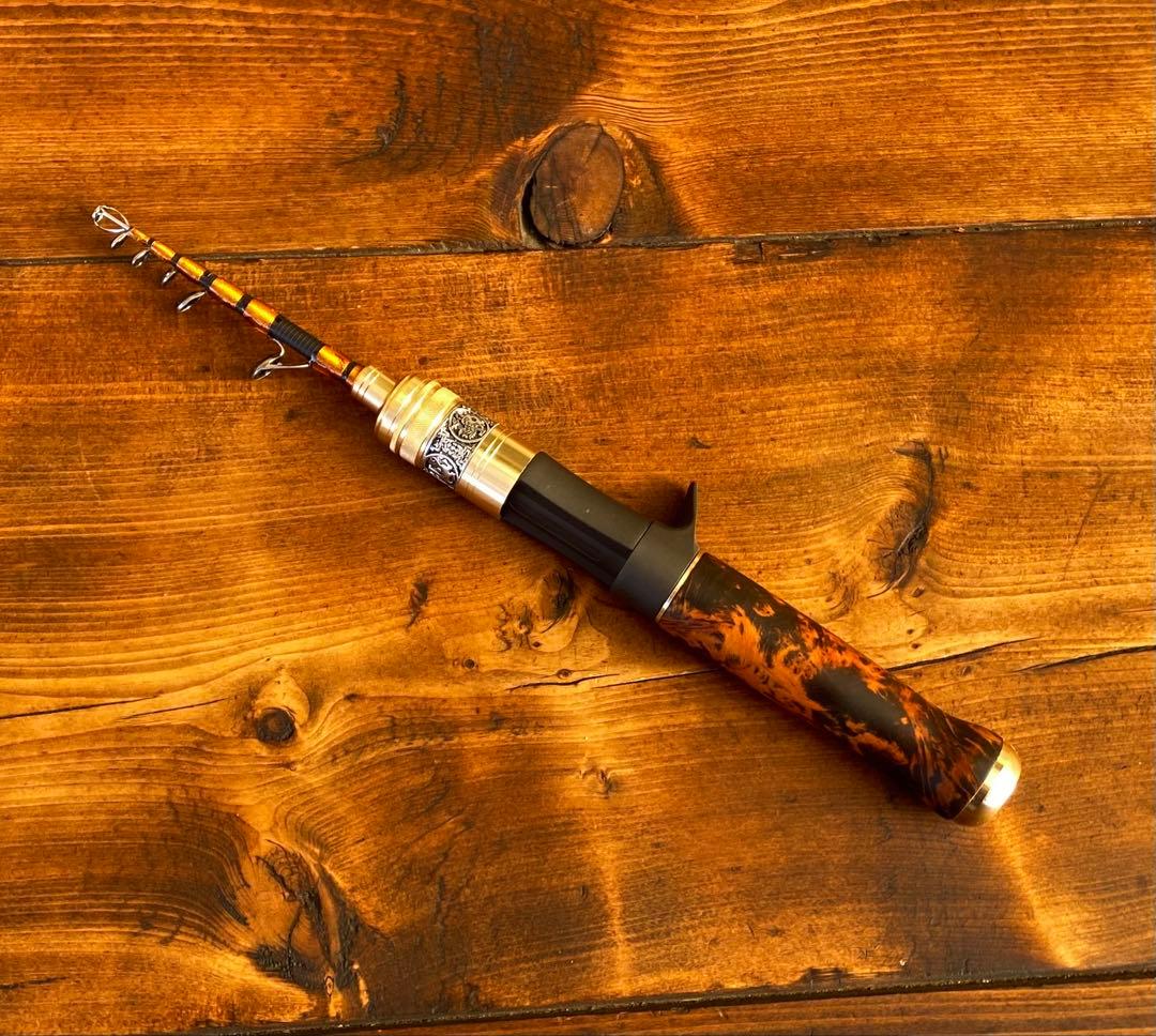 新品未使用　超軽量　カーボンロッド　5ft トラウトロッドベイトテレスコロッド