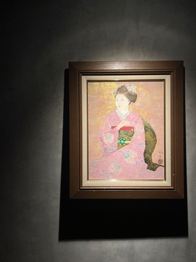 専用他の方発送×浮世絵　松田知子【舞妓】日本画　共シール