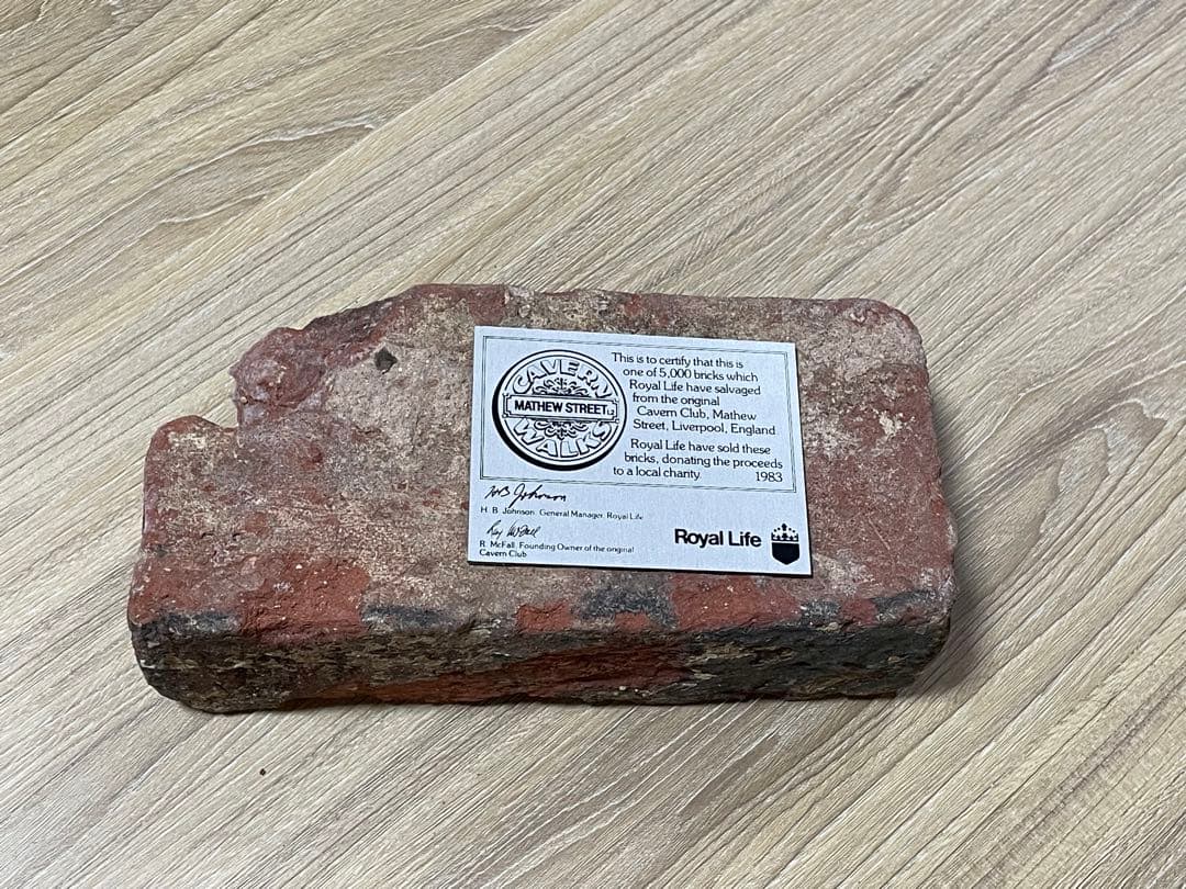 ビートルズ◇希少　キャバーン・クラブ　レンガ