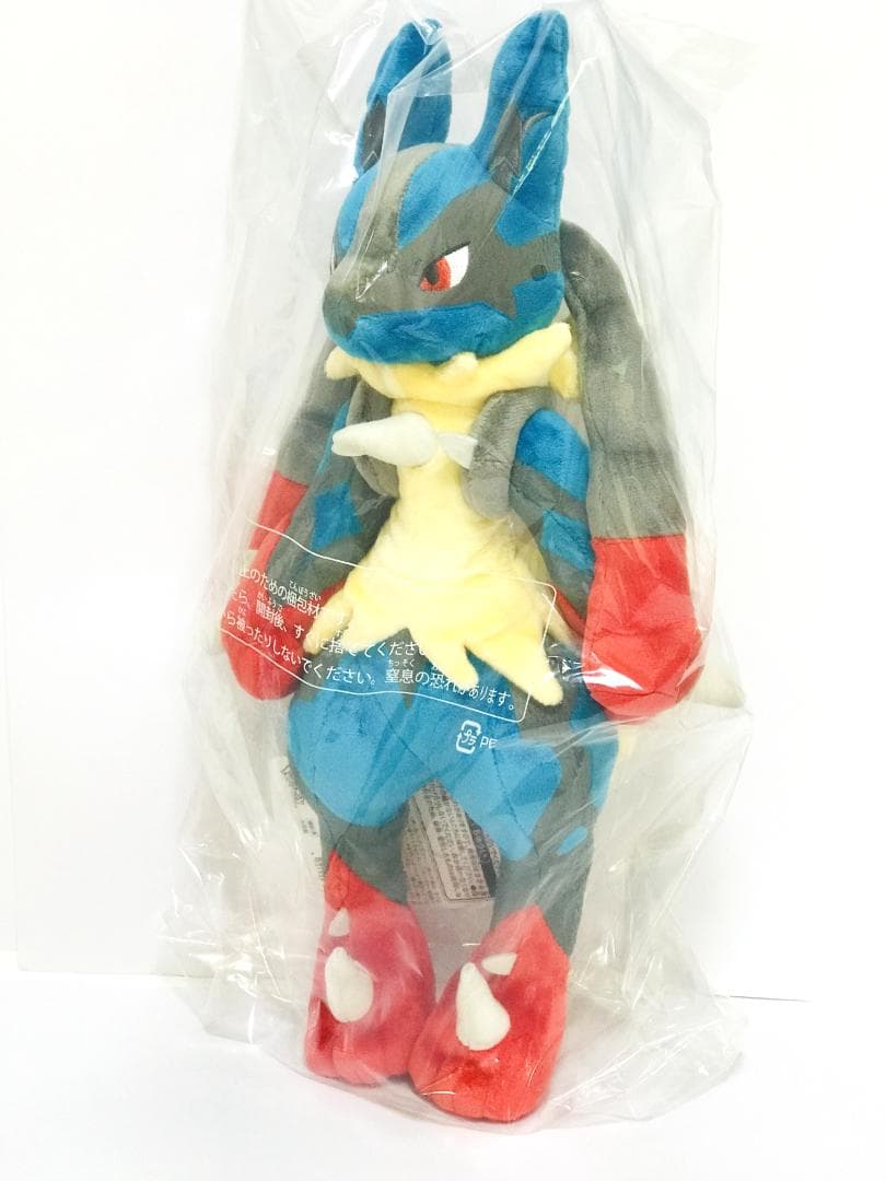 【新品・紙タグ付き】 ポケモン メガルカリオ ぬいぐるみ ポケモンセンター