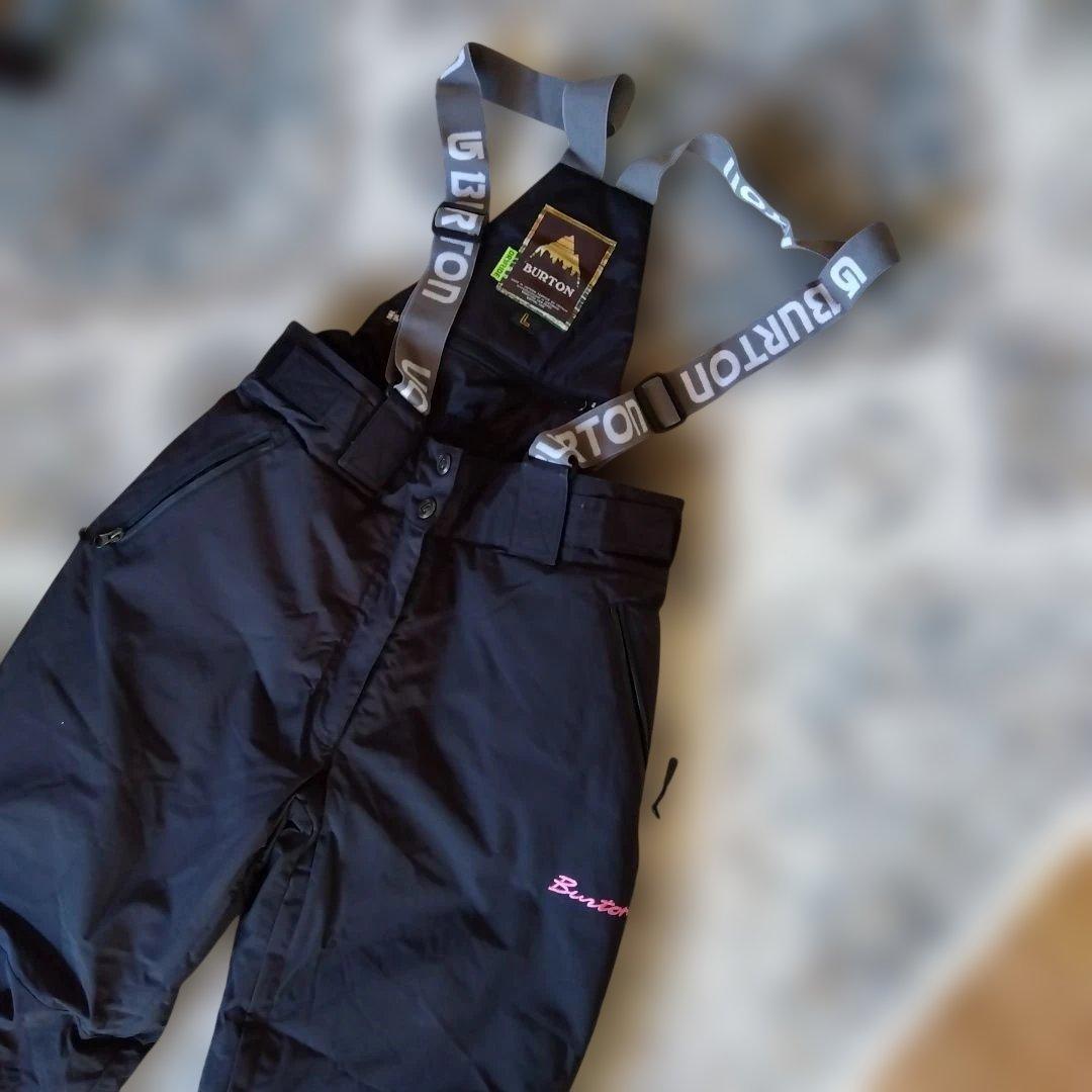 Burton スノー　ウェア　女性向 M-Lサイズ サスペンダー着脱式　パンツ