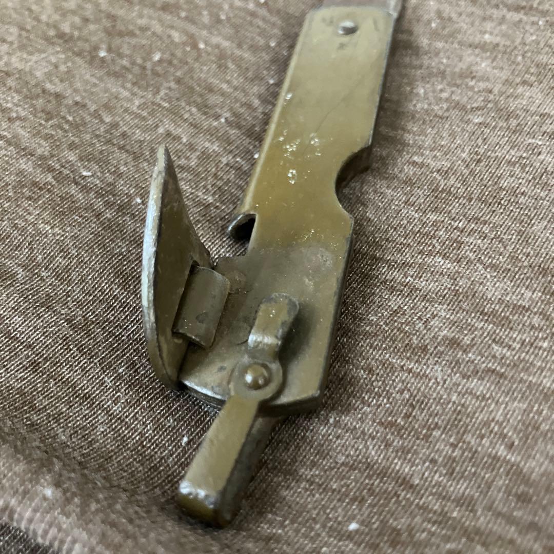 超希少　官給品 ナイフ　缶切り付き携帯ナイフ
