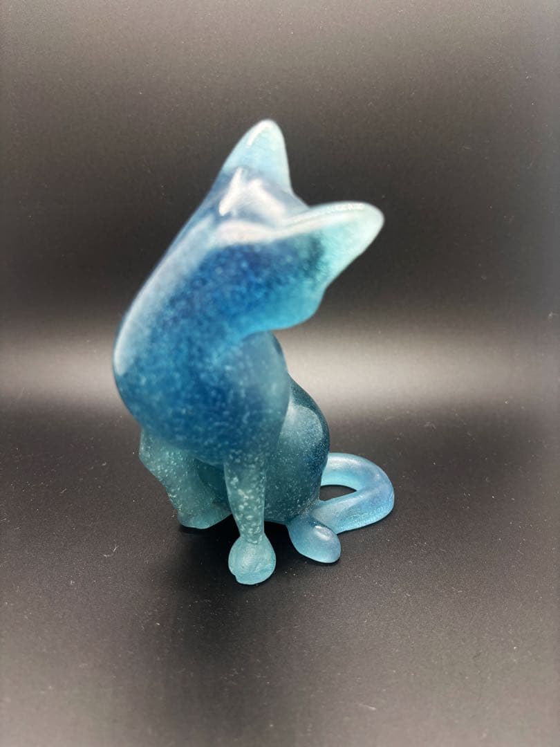 【正規品】Daumドーム 猫 ガラス オブジェ パート・ド・ヴェール フランス製