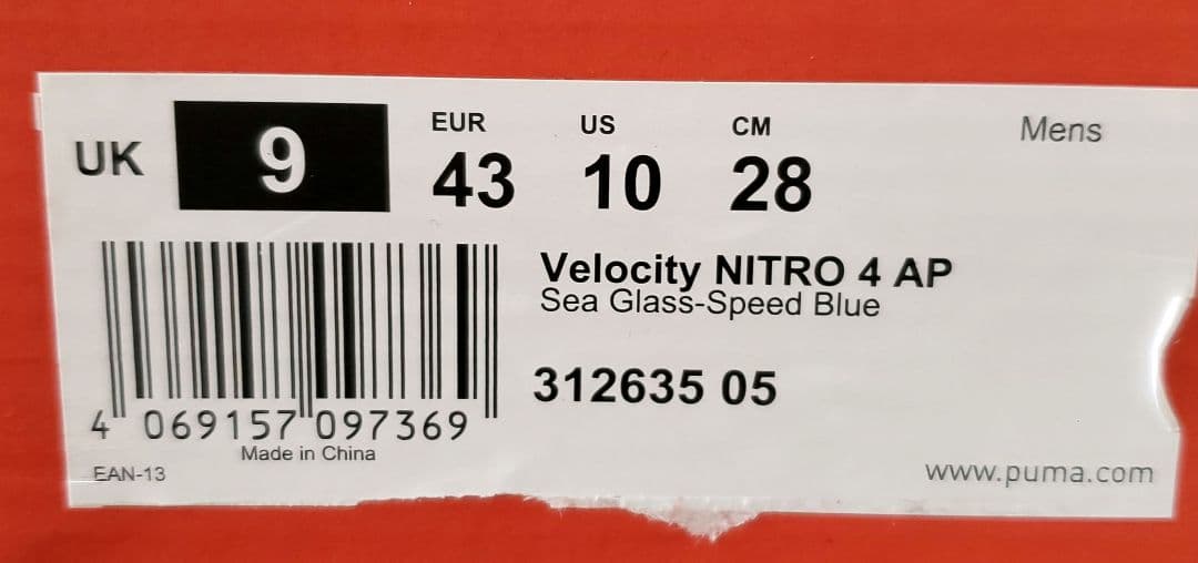 PUMA ヴェロシティニトロ4 28cm