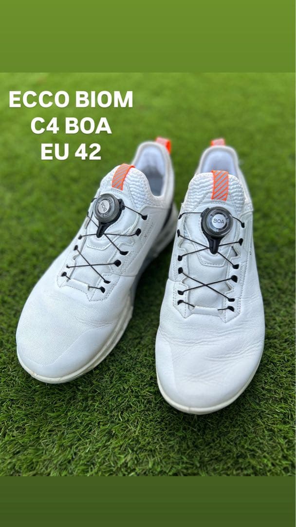 ECCO BIOM C4 BOA スパイクレスゴルフシューズ 42