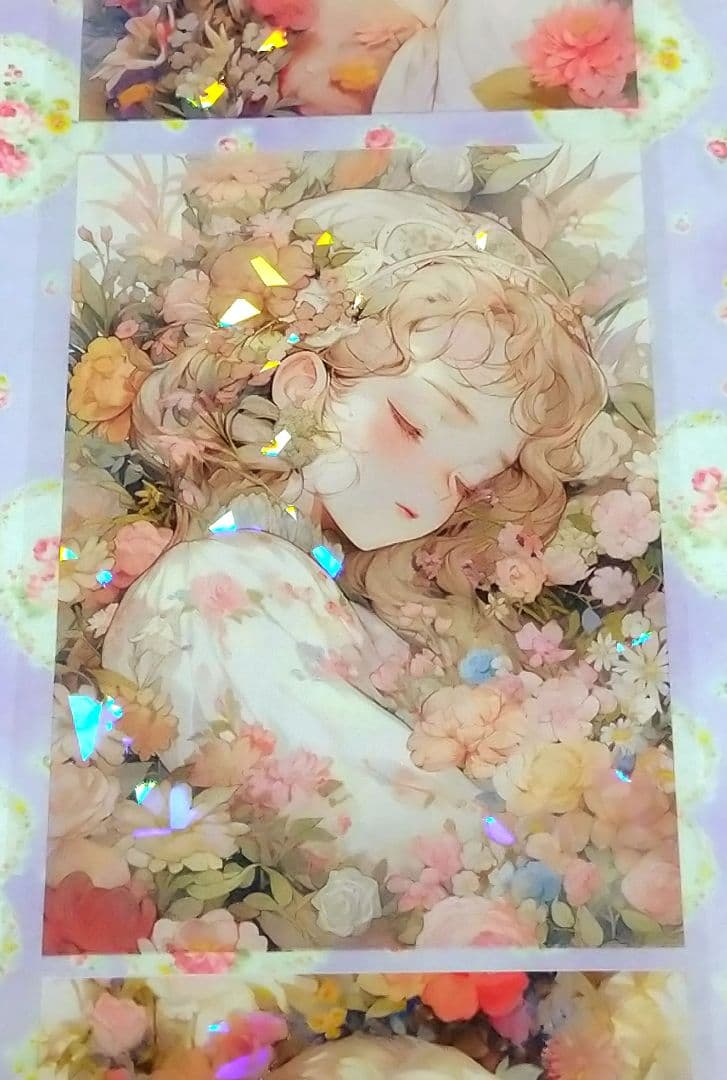 廃盤品✩J834＃花雾睡美人(贝壳光)听风芥尘切り売り海外人物女の子AIマステ