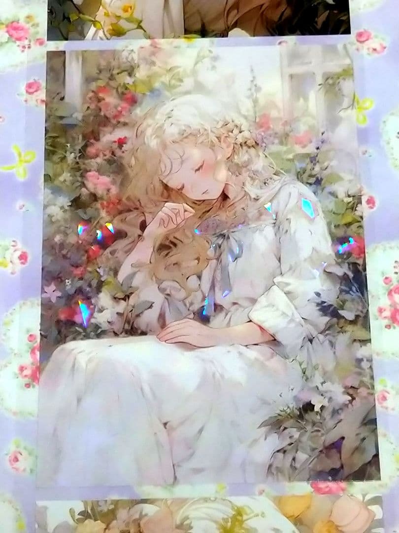 廃盤品✩J834＃花雾睡美人(贝壳光)听风芥尘切り売り海外人物女の子AIマステ