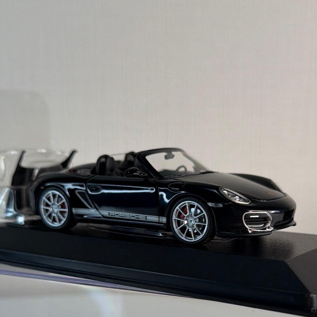 ミニカー Porsche Boxter Spyder 2010 Black /PMA