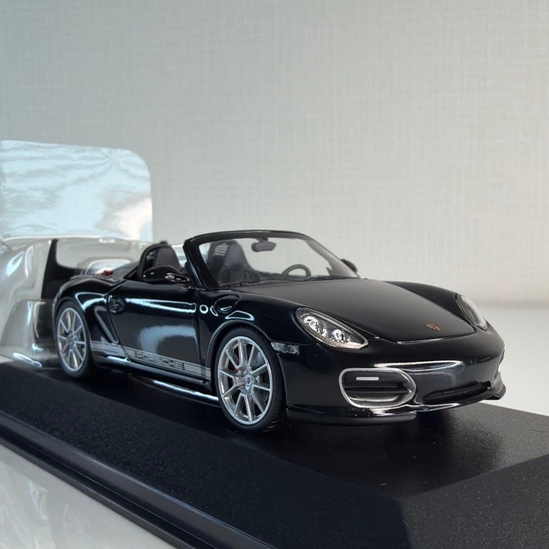 ミニカー Porsche Boxter Spyder 2010 Black /PMA