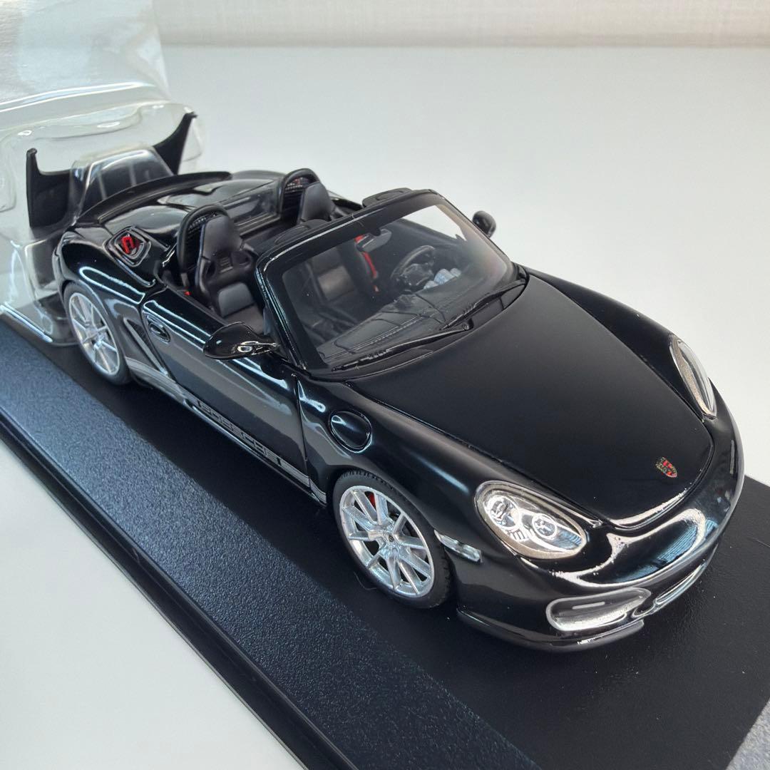 ミニカー Porsche Boxter Spyder 2010 Black /PMA