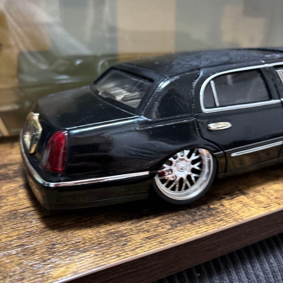 1/18 サンスター リンカーン タウンカー リムジン ブラック カスタムカー
