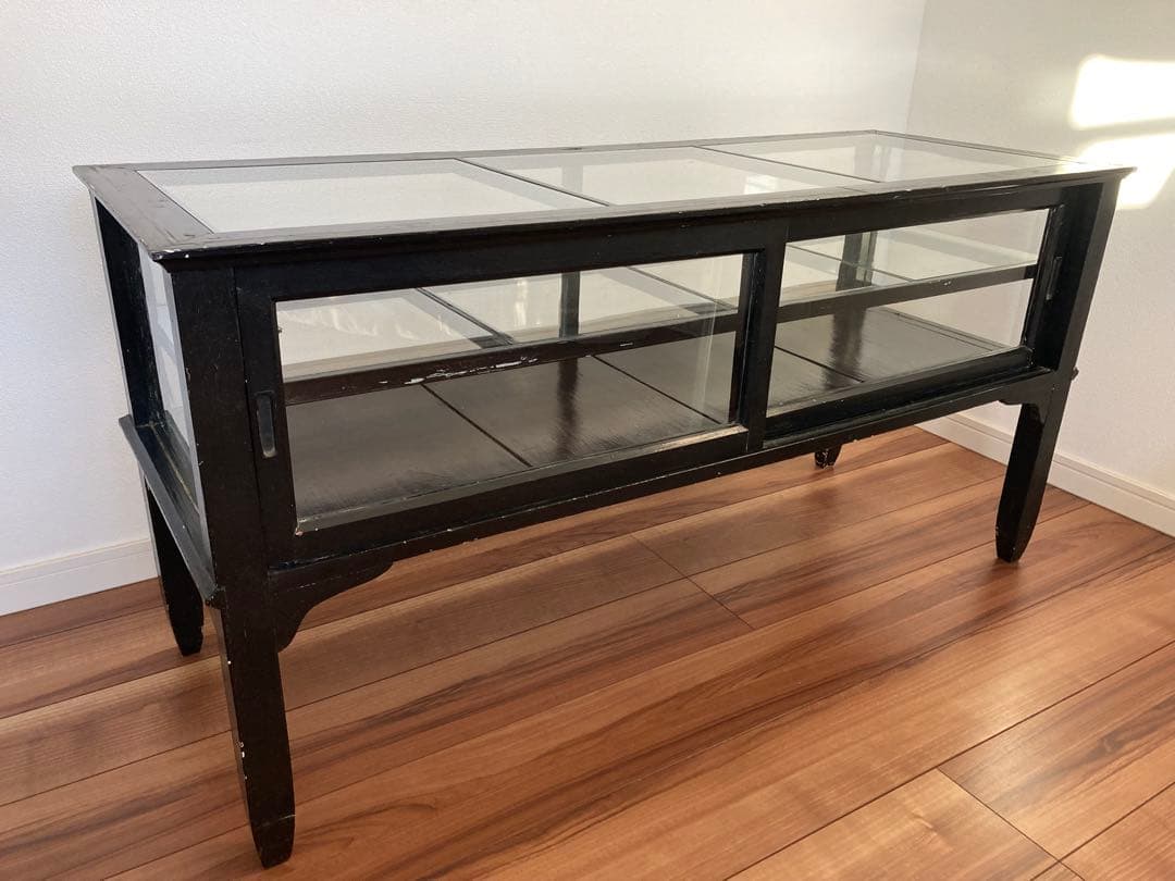 アンティークガラスショーケース