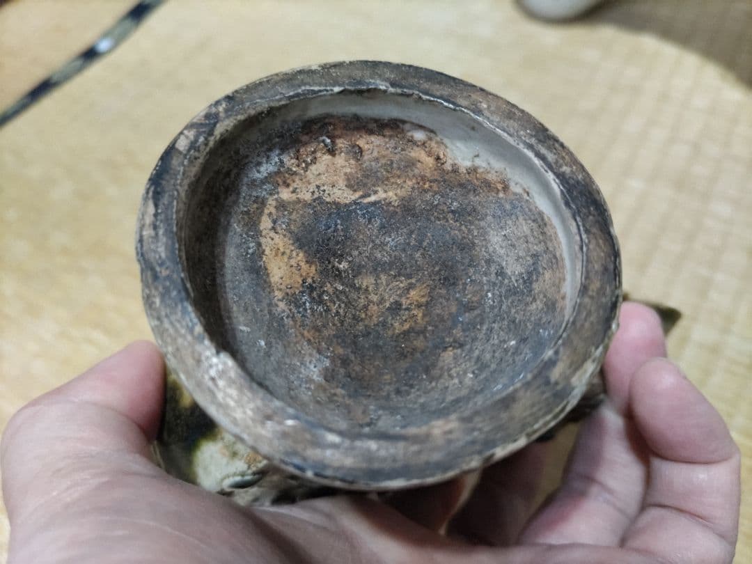 古作！民藝『琉球 壺屋焼 龍型 水瓶 水注』徳利・酒器　美品・保存箱付