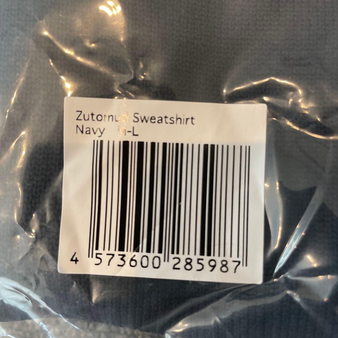 ずとまよ　スウェットシャツ　Navy Ｍ-Lサイズ