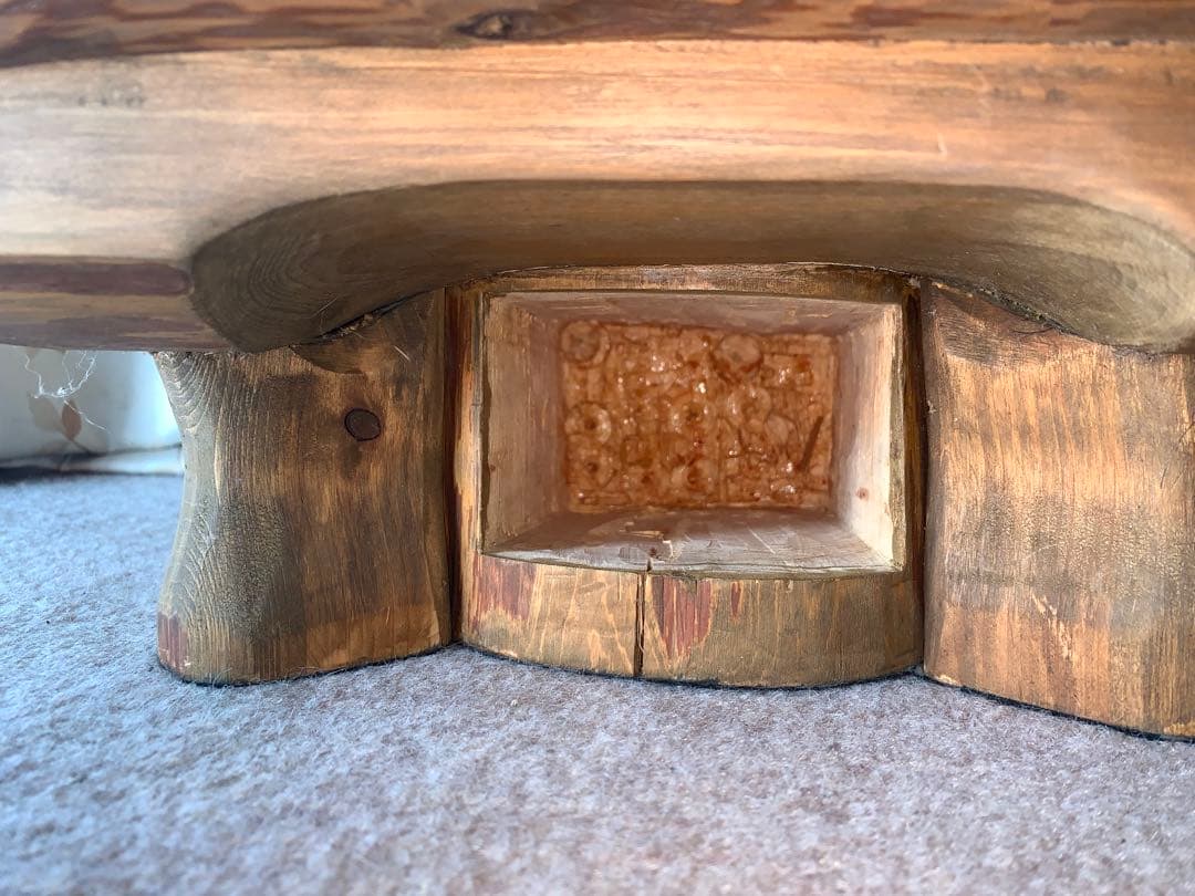 将棋盤　足付き　引き出し付き