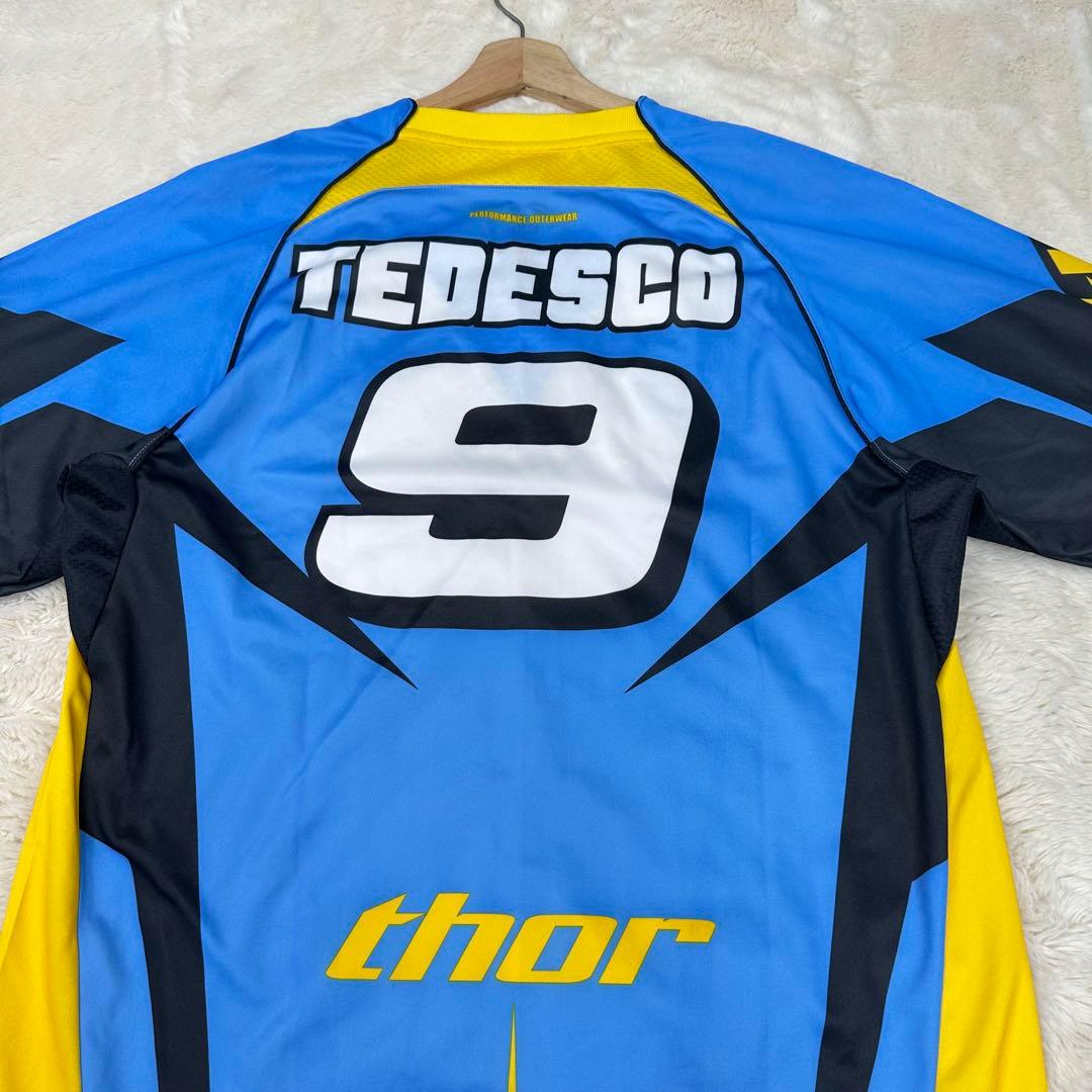 ✨美品✨Thor ソアー CORE モトクロスジャージ 2008 テデスコ 9番