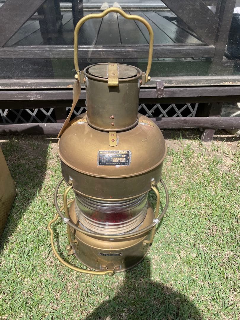 激レア日本船舶製 灯油ランタン モデル4848 アンティーク