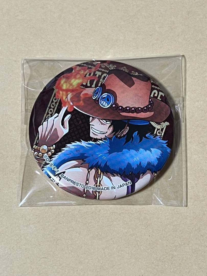 ONE PIECE セブンイレブン限定 20周年 缶バッジ エース