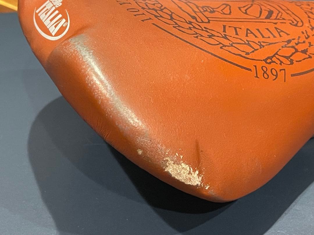 お*ん様 selle ITALIA Fliteサドル レザー 110周年記念 セ