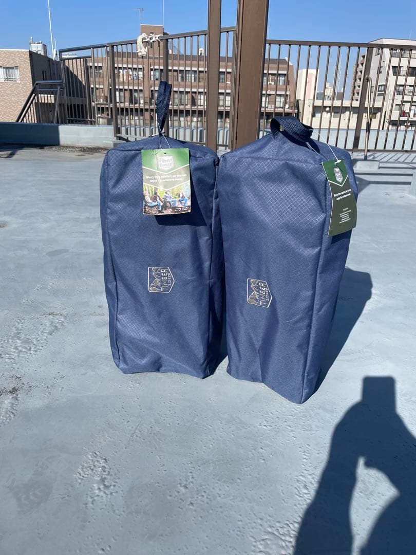 真也　2個セット　美品　Timber Ridge 組立式コット ネイビー