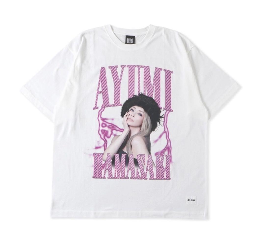 浜崎あゆみ　mfc store Tシャツ　ホワイト　Mサイズ