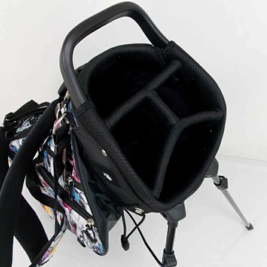 【新品】ラウドマウス LM-CB0010 キャディバッグ スカルフラワー 151