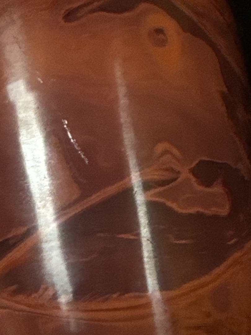 中国古玩 乾隆硝子 ガラス 練上 マーブル 花瓶