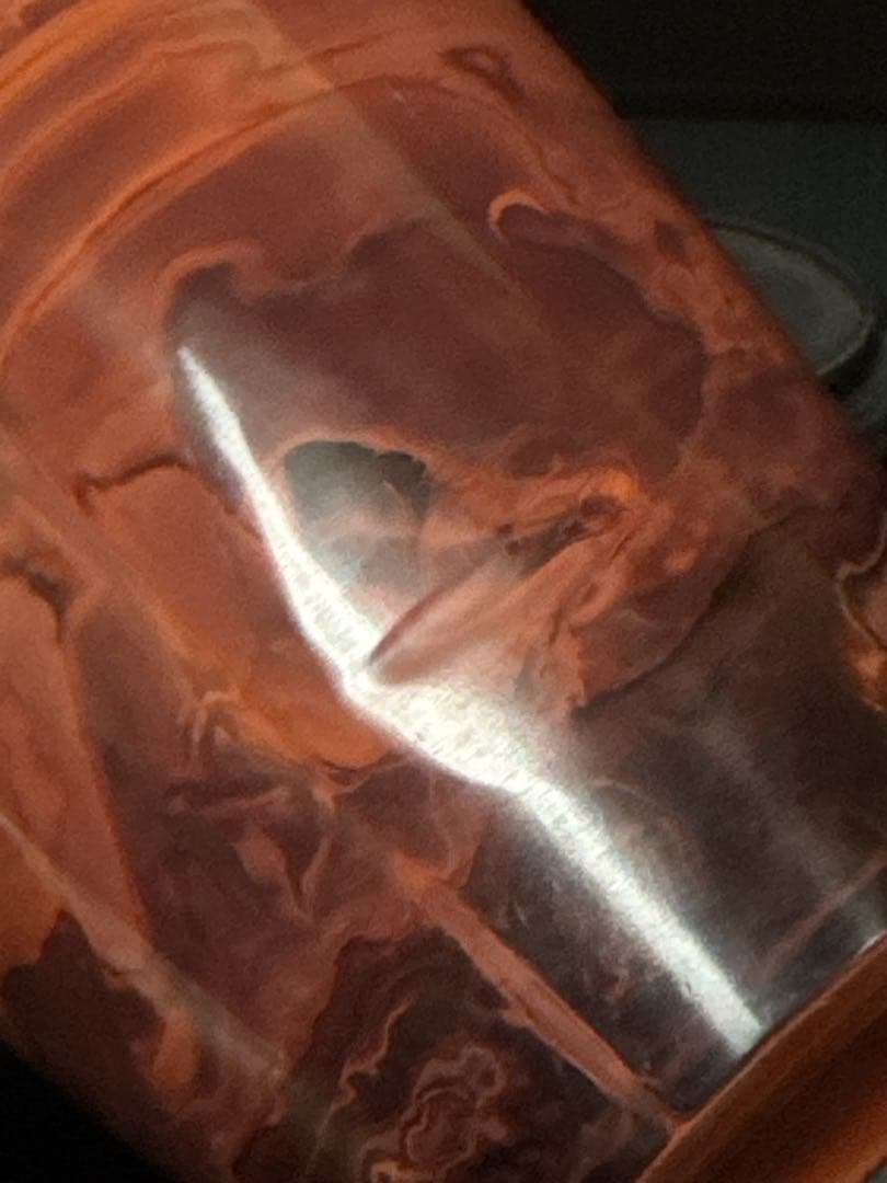 中国古玩 乾隆硝子 ガラス 練上 マーブル 花瓶