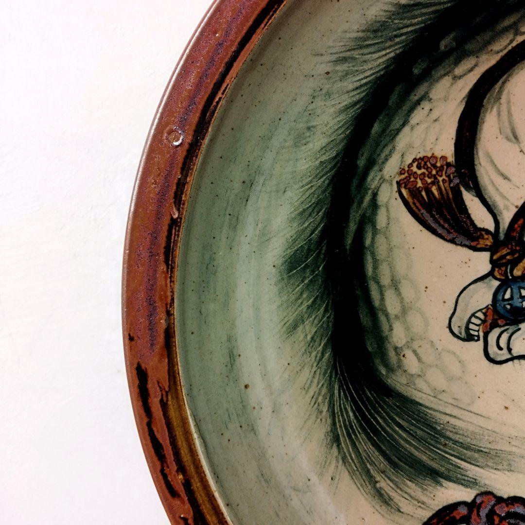 民藝 馬 大皿 大鉢 絵皿 飾皿 作家不詳