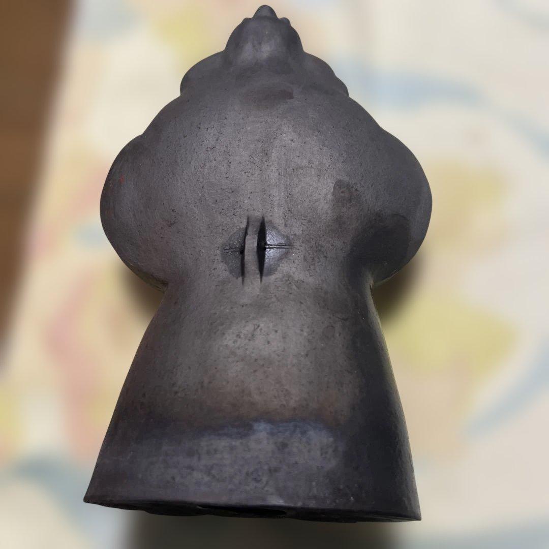 福の神 石彫刻 作家名刻印あり