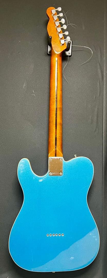 テレキャスタータイプ バインディング エレキギター ライトブルー