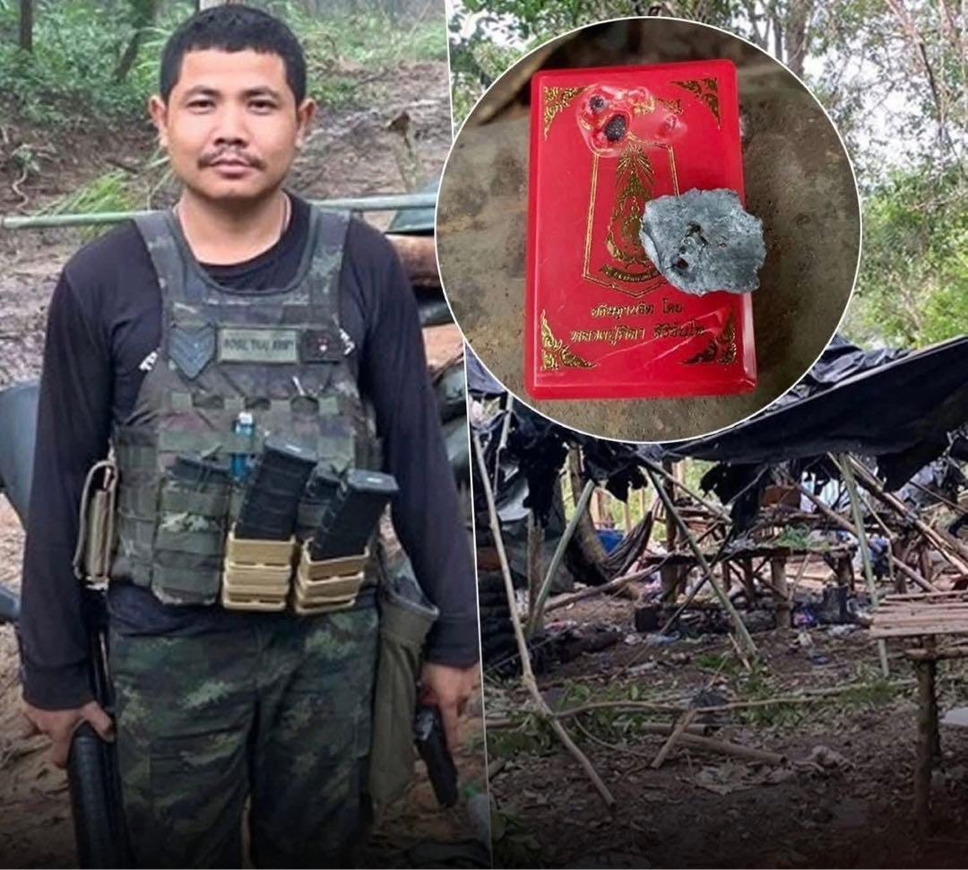 【鑑定書付】有事の護身　泰柬埔寨の戦場を護る戦神ハヌマーン御守　プラクルアン　B