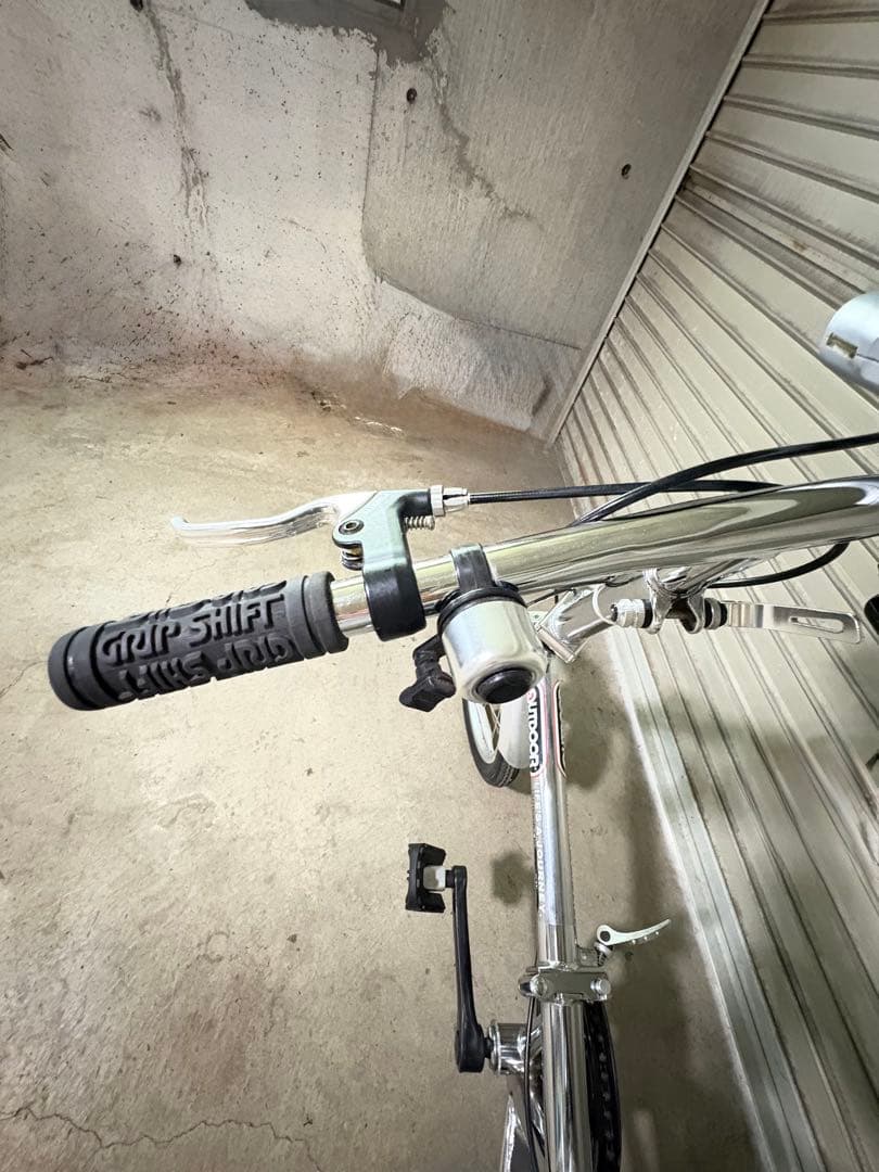 アウトドア 折りたたみ自転車 シルバー