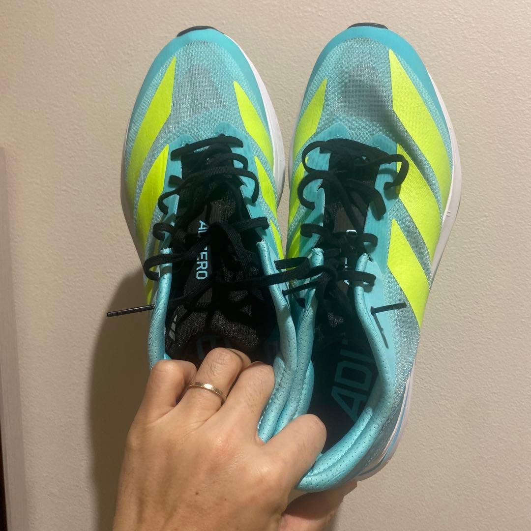 ADIZERO SL 2 26.5センチ　アクアブルー/イエロー