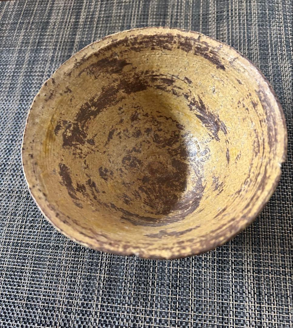 黄伊羅保茶碗　抹茶茶碗　茶道具