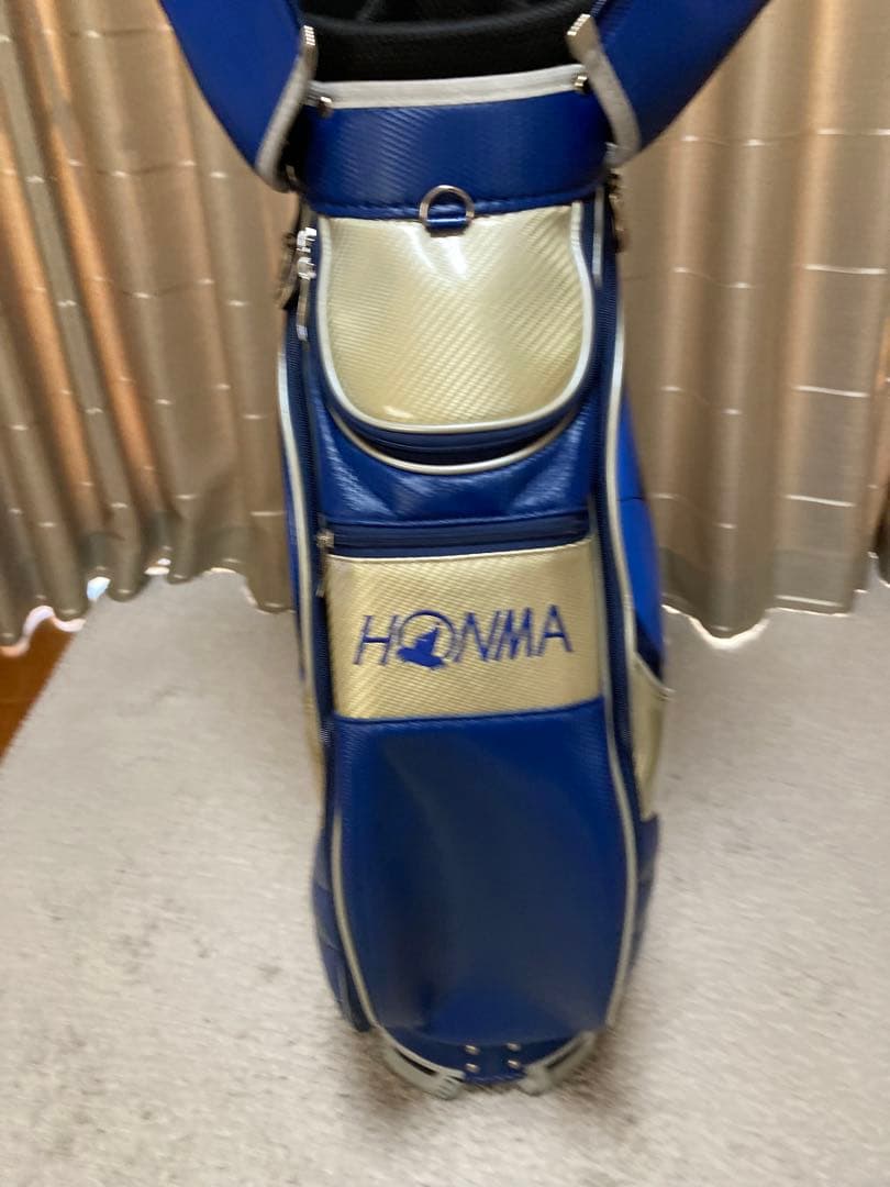 ホンマ 本間キャディバッグ 中古 青 9型