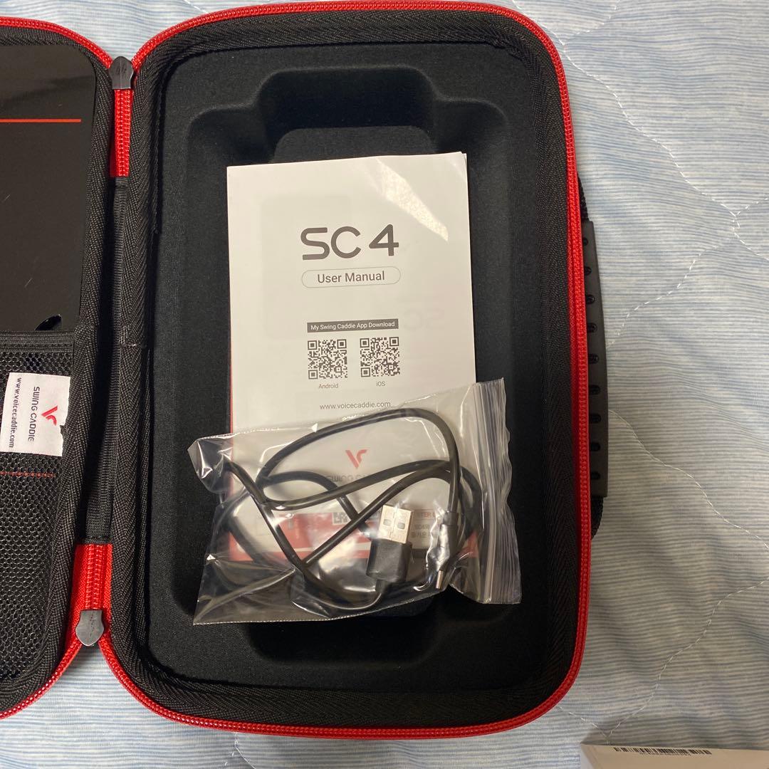 A*d様 美品‼️ボイスキャディ SC4 スイングキャディ 弾道測定器　➕専用ポ